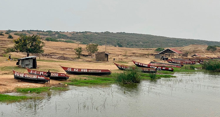 Safari en barca por Uganda